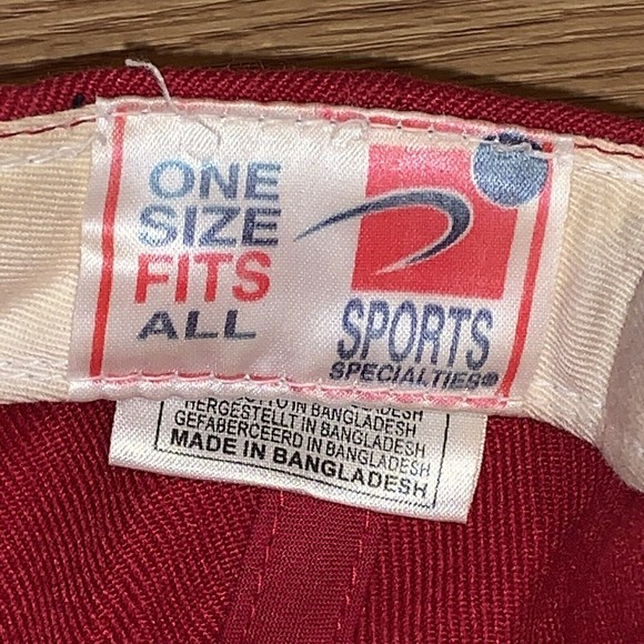 Vintage Boston Red Sox Sports Specialties Plain Logo Snapback Hat 90s Rare MLB - Picture 6 of 7